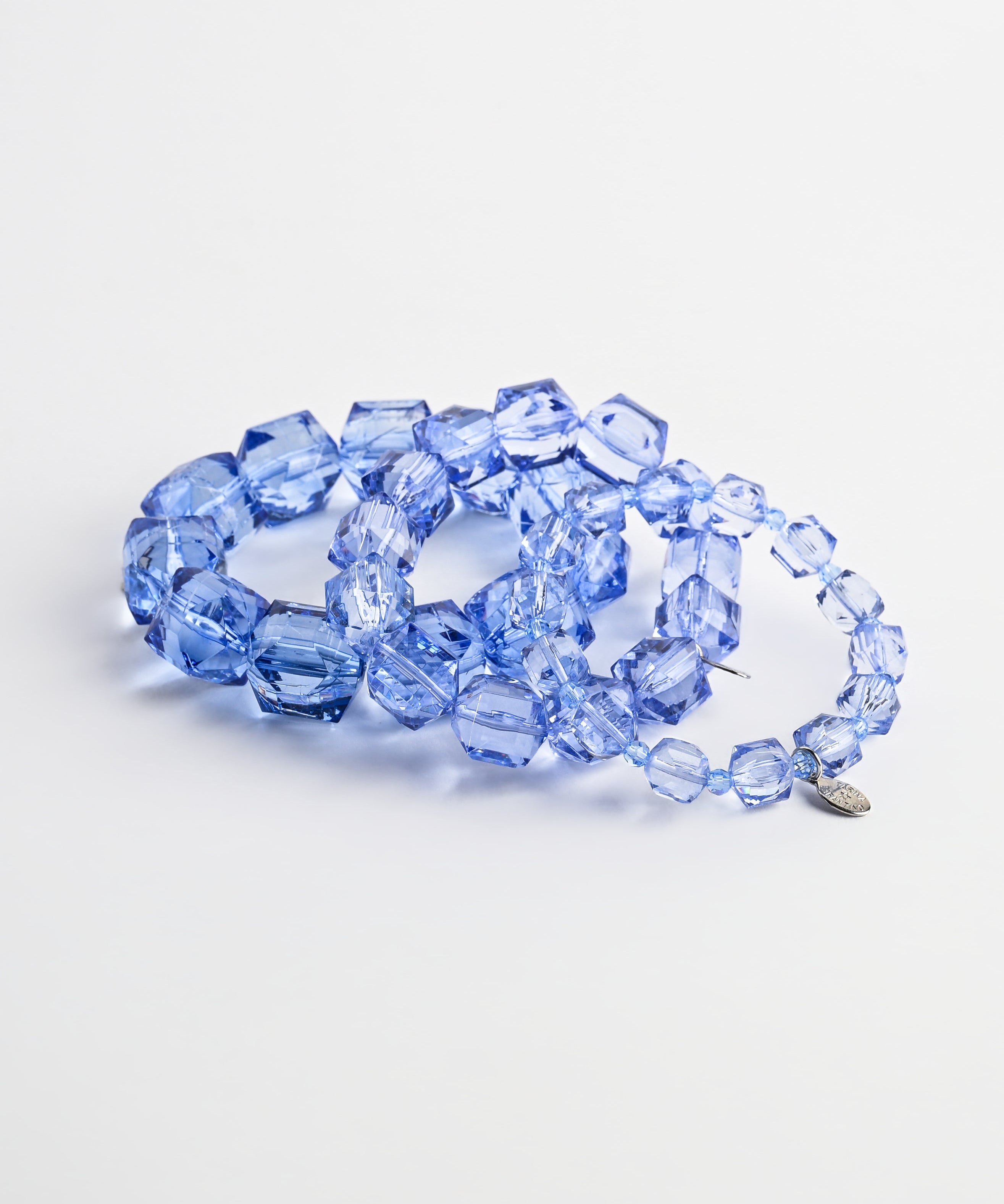 Gem Cut Lucite Bracelet Stack