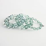 Gem Cut Lucite Bracelet Stack