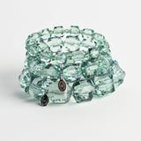 Gem Cut Lucite Bracelet Stack
