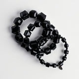 Gem Cut Lucite Bracelet Stack