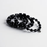 Gem Cut Lucite Bracelet Stack