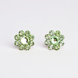 CRYSTAL FLOWER STUD SMALL