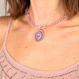 CRYSTAL KITTY NECKLACE