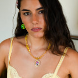 CRYSTAL KITTY NECKLACE