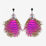 MAD FEATHER EARRINGS