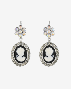 CAMEO FLOWER EARRINGS