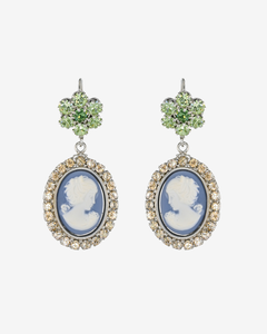 CAMEO FLOWER EARRINGS