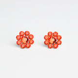 CRYSTAL FLOWER STUD SMALL