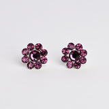 CRYSTAL FLOWER STUD SMALL
