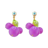 GRAPE CRUSH EARRINGS