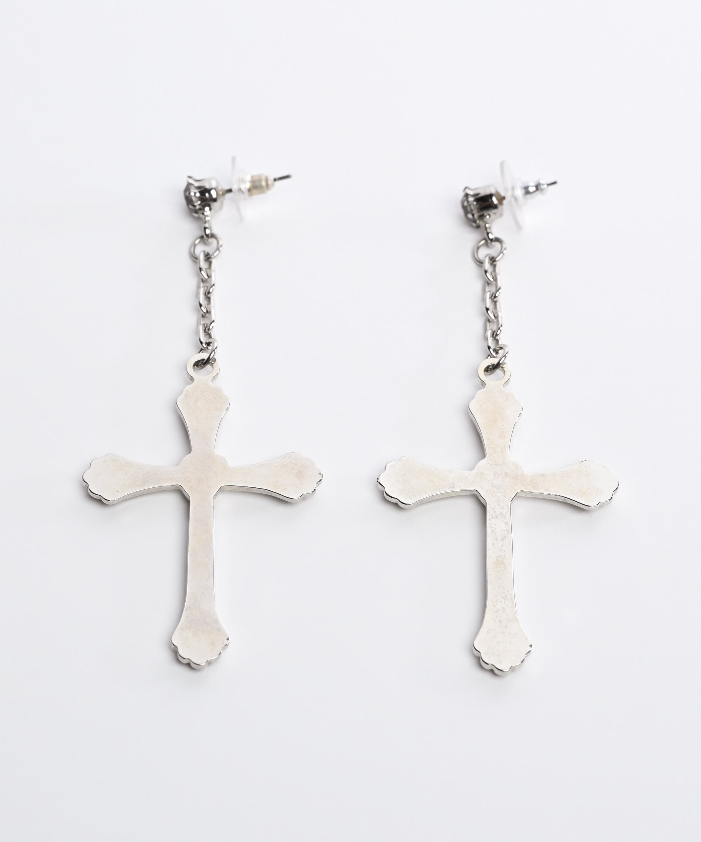 Cross Heart Earrings