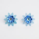 PINWHEEL FLOWER EARRINGS