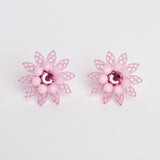 PINWHEEL FLOWER EARRINGS