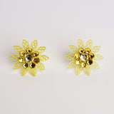 PINWHEEL FLOWER EARRINGS