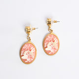 Butterfly Cameo Earrings