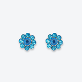 CRYSTAL FLOWER EARRINGS SMALL