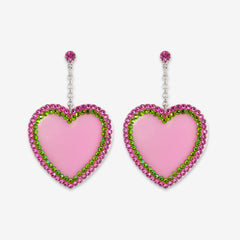 LARGE PAVE' HEARTS