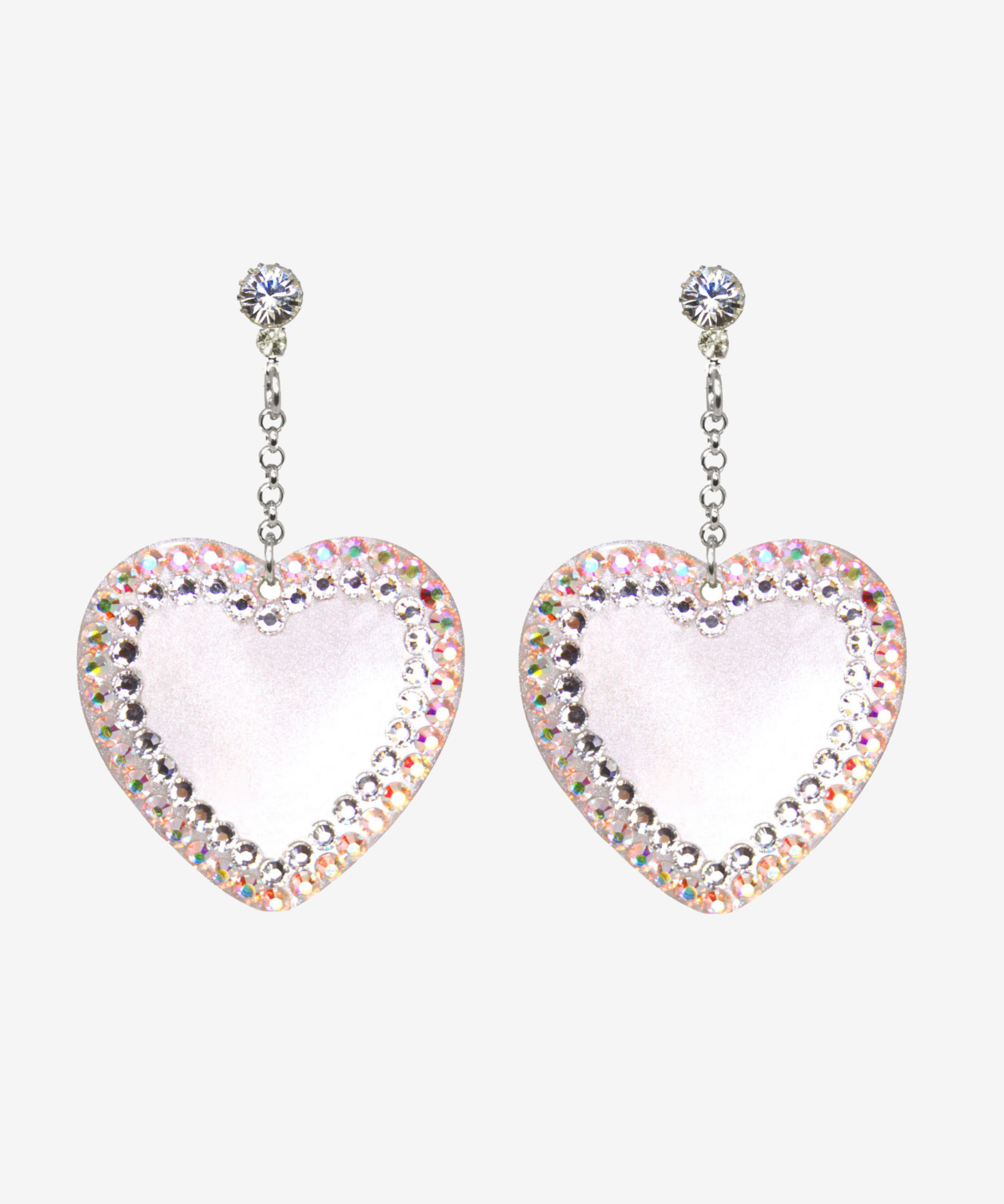 LARGE PAVE' HEARTS