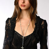 Crystal Rosary Necklace