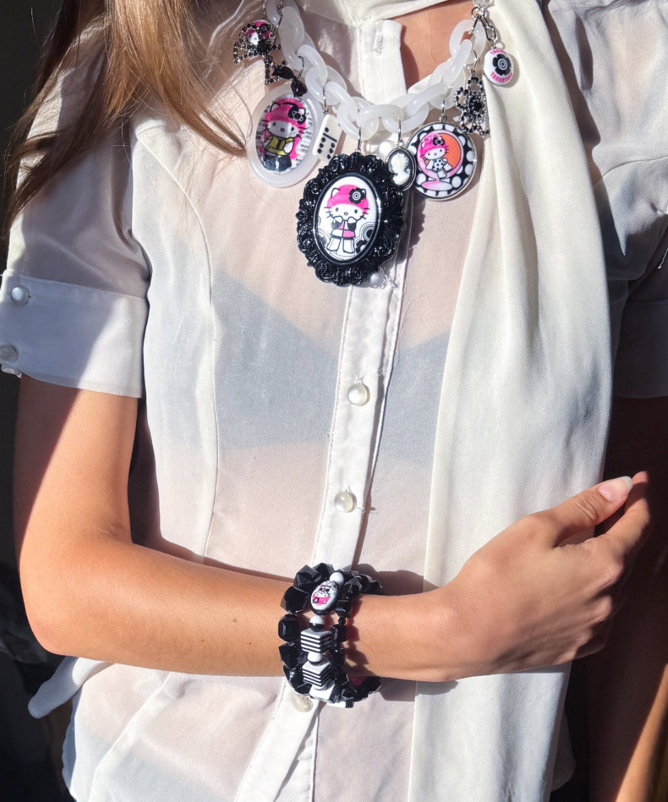 LICORICE MOD KITTY BRACELET