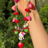 KITTY MINT BERRY NECKLACE