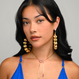 HEART LARIAT GOLD NECKLACE