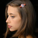 KITTY PORTRAIT JEWELED CLIP