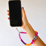 MAD HATTER MUSHROOM PHONE WRISTLET
