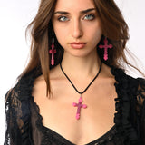 Tokyo Goth Wrap Necklace