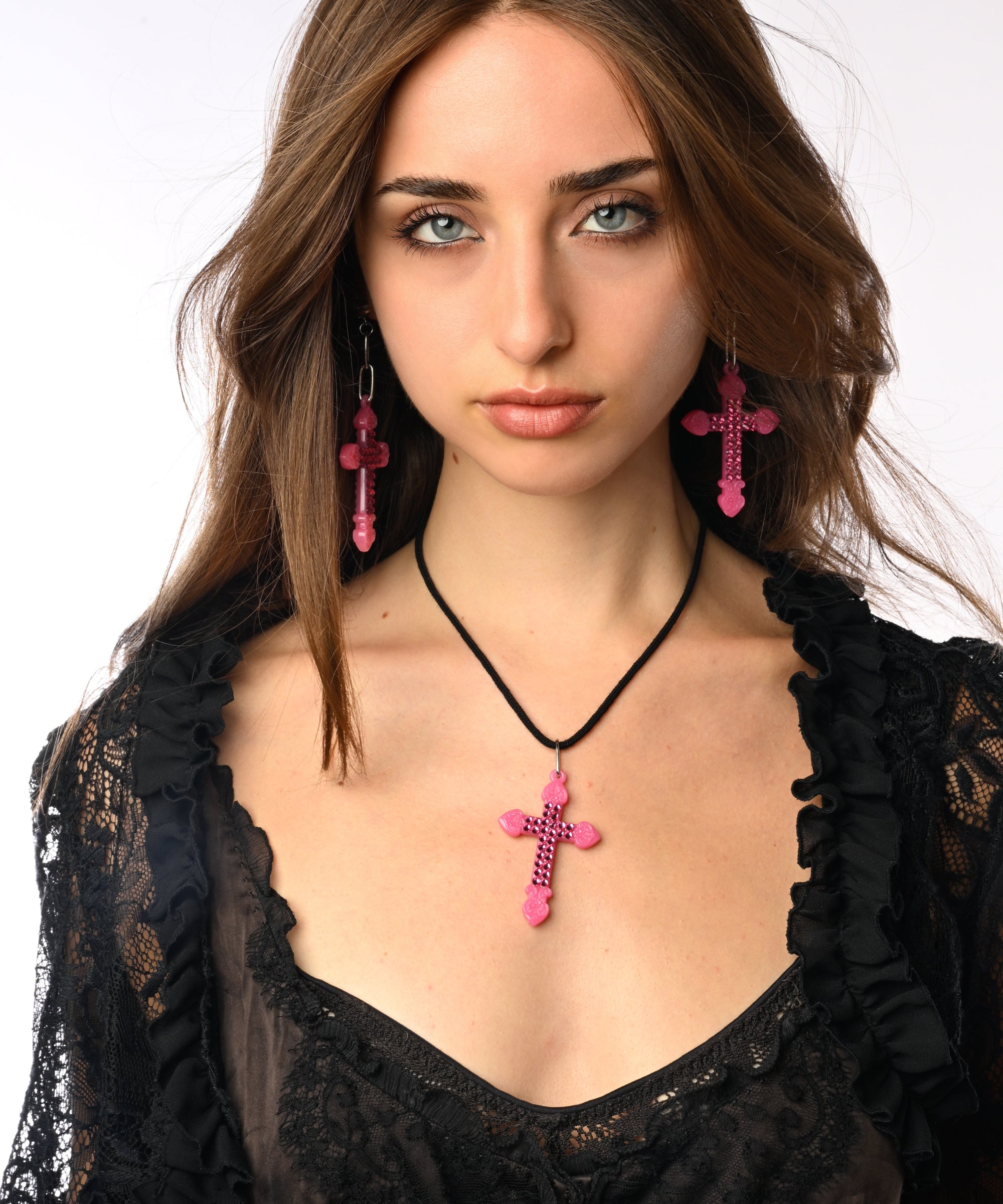 Tokyo Goth Wrap Necklace