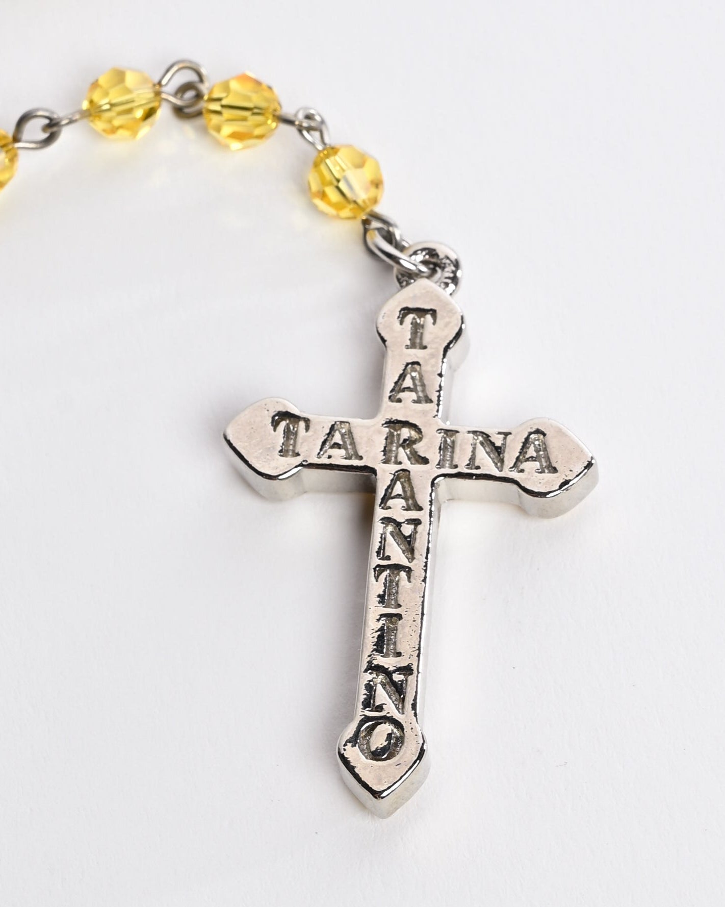 Crystal Rosary Necklace