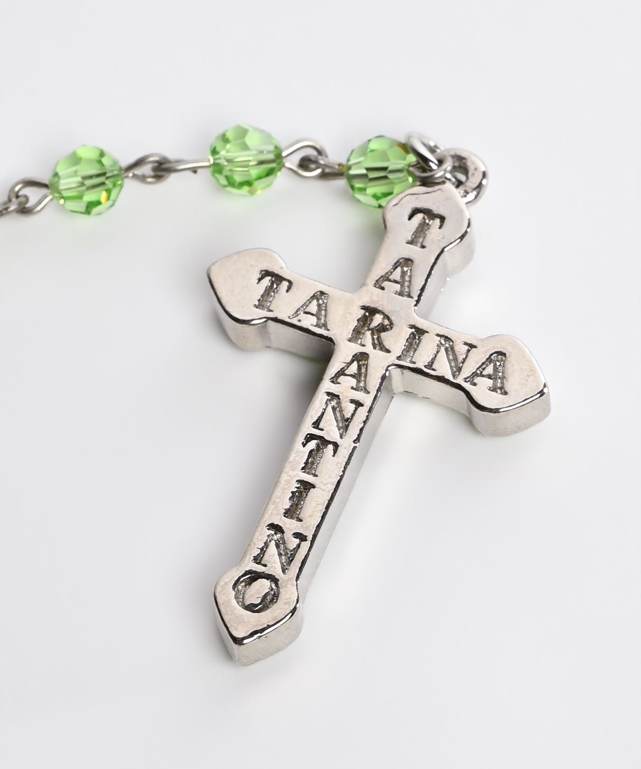 Crystal Rosary Necklace