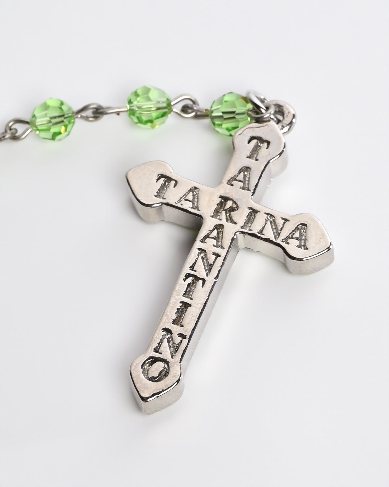 Crystal Rosary Necklace