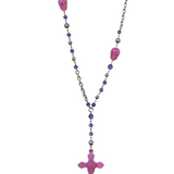 SKULL ROSARY NECKLACE