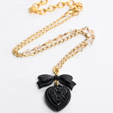 Heart Bow Necklace