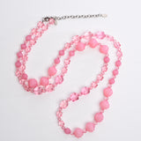 Carved Rose Long Necklace