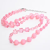 Carved Rose Long Necklace