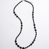Carved Rose Long Necklace