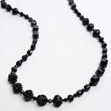 Carved Rose Long Necklace