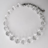 GEM CUT LUCITE NECKLACE