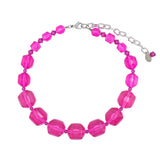 GEM CUT LUCITE NECKLACE