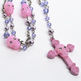 Skull Rosary Necklace