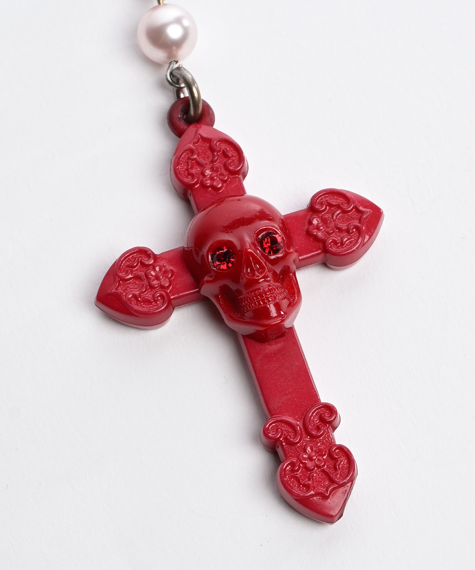 Skull Rosary Necklace
