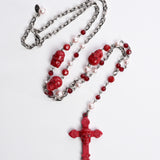 Skull Rosary Necklace
