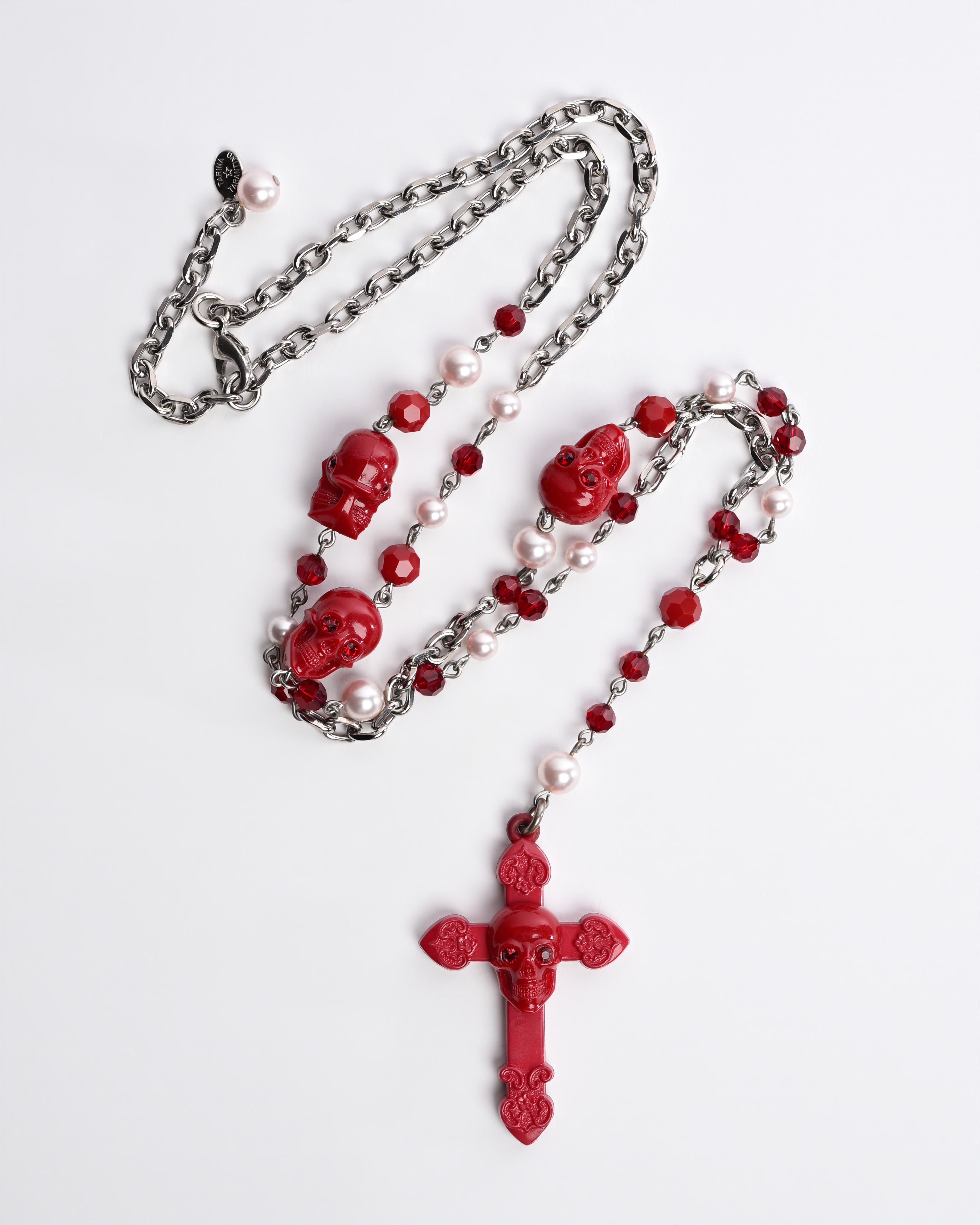 Skull Rosary Necklace