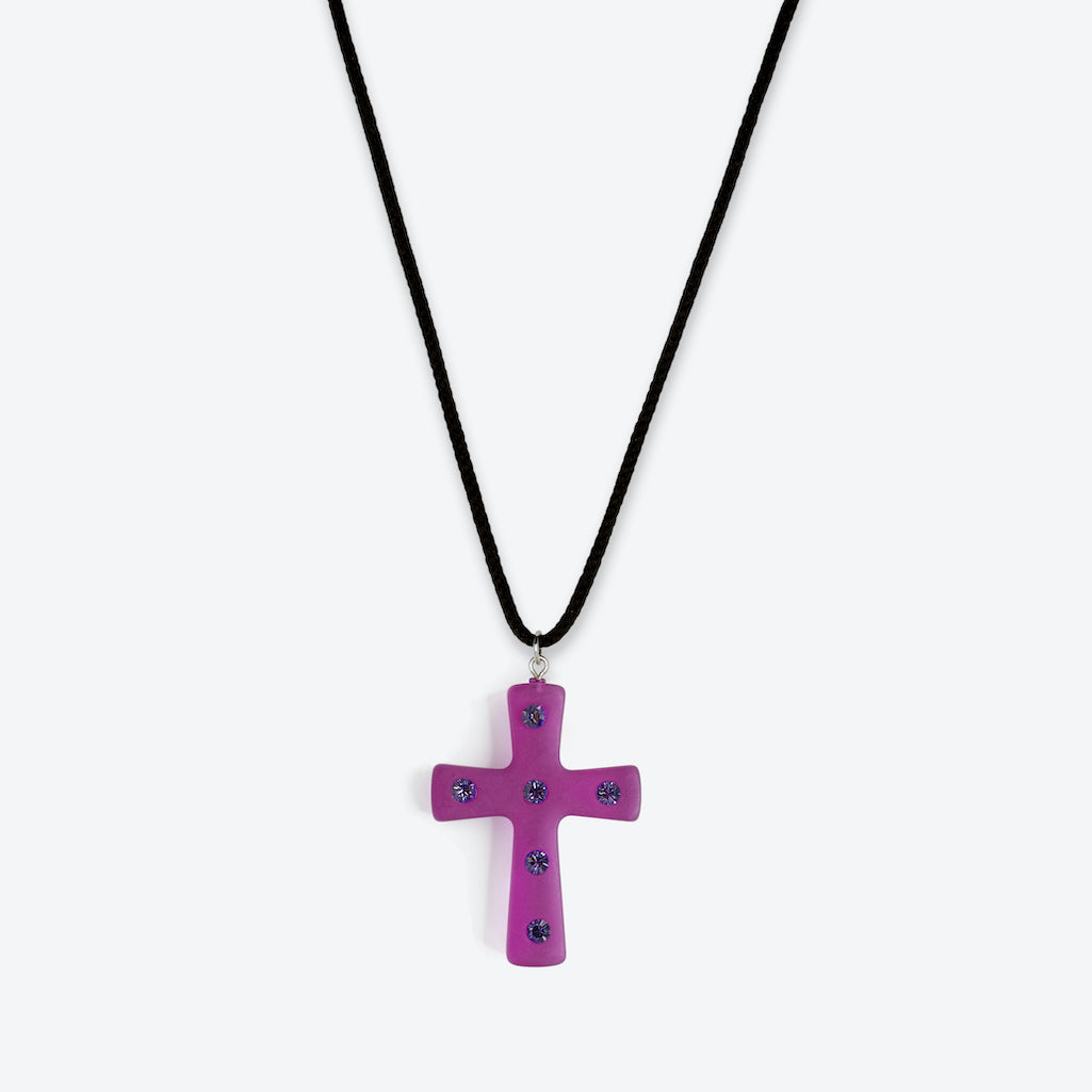 Cross Cord Necklace