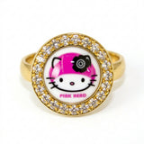 Round Mod Kitty Ring