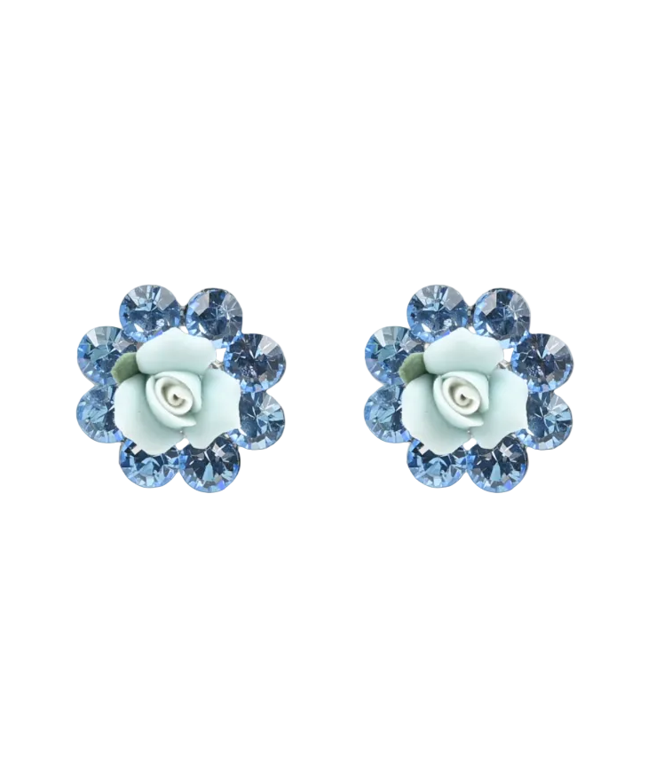 ROSE FLOWER EARRINGS