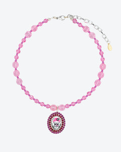CANDY CRYSTAL KITTY NECKLACE