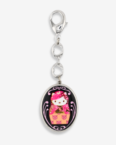 OVAL KITTY BAG CHARM